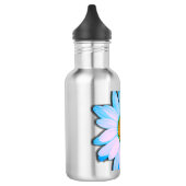 Daisy Blume mit White Petals Edelstahlflasche (Links)