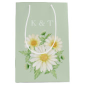 Daisy Blume Mittlere Geschenktasche Geschenktüte (Vorderseite)