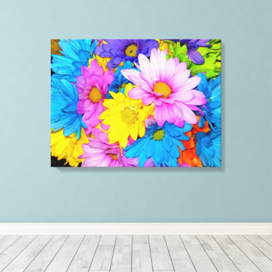 Daisy Blume Mix Leinwand (Insitu (Holzboden))