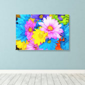 Daisy Blume Mix Leinwand (Insitu (Holzboden))