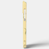 Daisy Blume Monogram Yellow Unique Case-Mate iPhone Hülle (Rückseite / Links)