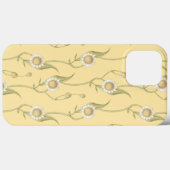 Daisy Blume Monogram Yellow Unique Case-Mate iPhone Hülle (Rückseite (Horizontal))