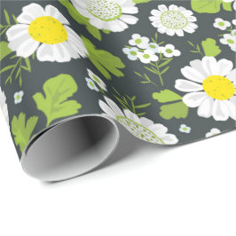 Daisy-Blume-Muster Geschenkpapier