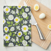 Daisy-Blume-Muster Geschirrtuch (Viertel Falte)