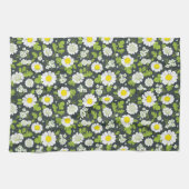 Daisy-Blume-Muster Geschirrtuch (Horizontal)