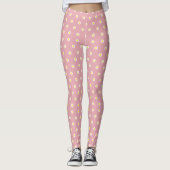 Daisy-Blume-Muster - Reinheit, Innocence-Zitat Leggings (Vorderseite)