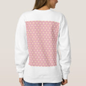 Daisy-Blume-Muster - Reinheit, Innocence-Zitat Sweatshirt (Rückseite)