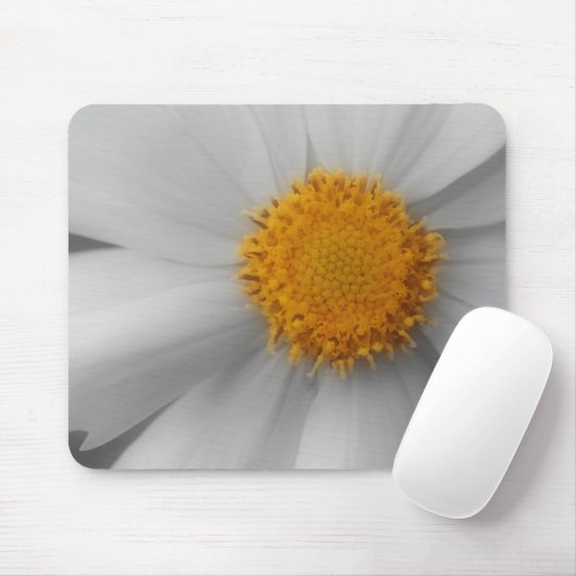 Daisy Blume Nah Up Schwarz-weiß Mousepad (Mit Mouse)
