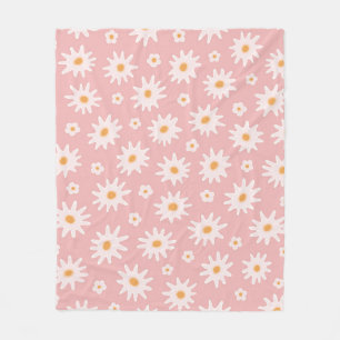 Daisy Blume nahtlos. Floraler Hintergrund Fleecedecke