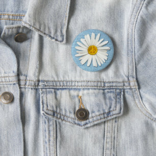 Daisy Blume No War Peace Symbol Sign - bleier Deni Button
