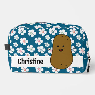 Daisy Blume Ocean Blue Brown Potato Custom Waschbeutel