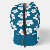 Daisy Blume Ocean Blue Brown Potato Custom Waschbeutel (Rechts)