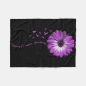 Daisy Blume Opioide Überdosierung Sensibilisierung Fleecedecke (Vorderseite (Horizontal))