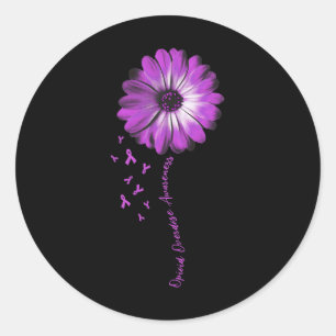 Daisy Blume Opioide Überdosierung Sensibilisierung Runder Aufkleber