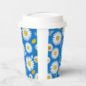 Daisy-Blume Pappbecher (Links)