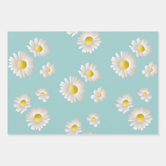 Daisy Blume Pattern Geschenkpapier Set (Vorderseite 3)