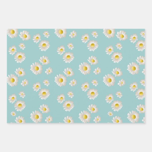 Daisy Blume Pattern Geschenkpapier Set (Vorderseite 2)
