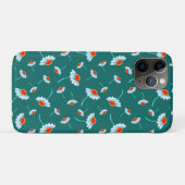 Daisy Blume Pattern - Jade Green Case-Mate iPhone Hülle (Rückseite (Horizontal))