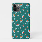 Daisy Blume Pattern - Jade Green Case-Mate iPhone Hülle (Rückseite)