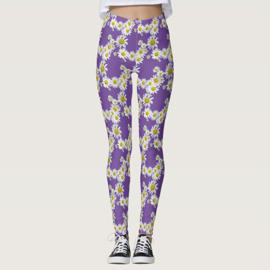 Daisy Blume Pattern Legging Leggings (Vorderseite)