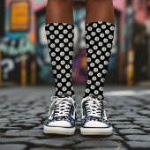 Daisy Blume Pattern Niedlich Girly Trendy White Bl Socken