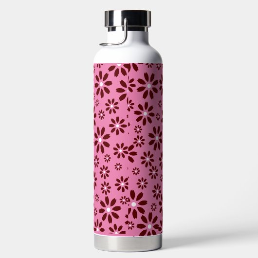 Daisy Blume Pattern Sommer Winter Trinkflasche (Rechts)