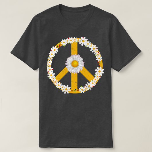 Daisy Blume Peace Sign T-Shirt (Design vorne)