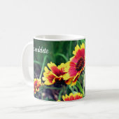 Daisy Blume Personalisiert Kaffeetasse (Vorderseite Links)