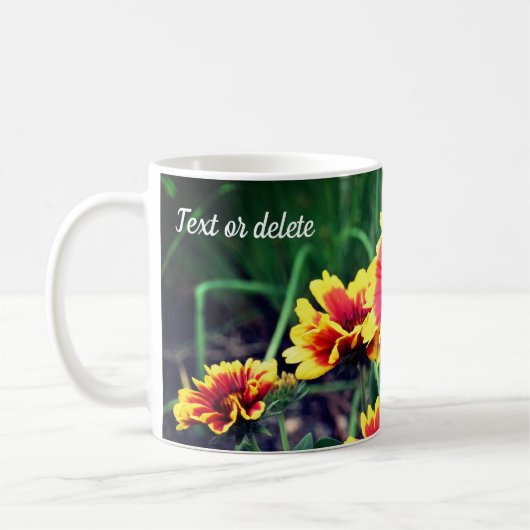 Daisy Blume Personalisiert Kaffeetasse (Links)