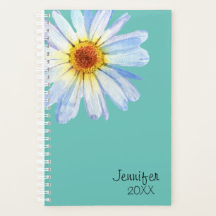 Daisy Blume Personalisiert Yellow Trendy Custom Planer
