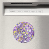 Daisy Blume Polka Dot Sommer Blume Blumenmuseum Magnet (In Situ (Geschirrspüler))