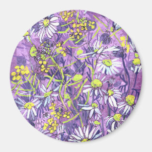 Daisy Blume Polka Dot Sommer Blume Blumenmuseum Magnet