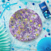 Daisy Blume Polka Dot Sommer Blume Blumenmuseum Pappteller (Party)