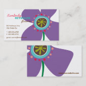 Daisy Blume Pop Fun Summer Daisical Whimsical Nied Visitenkarte (Vorne/Hinten)