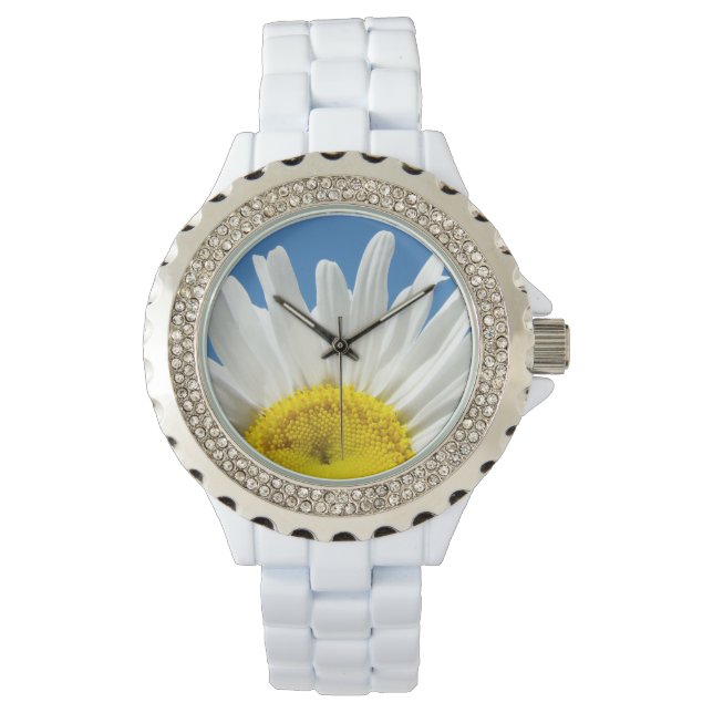 Daisy Blume Reisegeschenke Blue Sky Armbanduhr (Vorderseite)