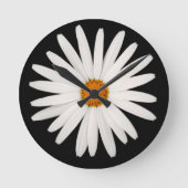 Daisy Blume Runde Wanduhr (Vorderseite)
