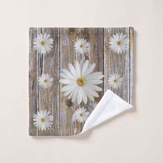 Daisy Blume Rustic Barboard Badhandtuch Set (Waschlappen)