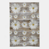 Daisy Blume, Rustikales Barnboard Küchenhandtücher Geschirrtuch (Vertikal)