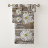 Daisy Blume Rustikales Bartenbrett Badetuch Set (Insitu)
