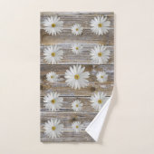 Daisy Blume Rustikales Bartenbrett Badetuch Set (Handtuch)