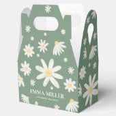 Daisy Blume Sage Green Geschenkschachtel (Geöffnet)