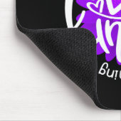 Daisy Blume Seien eine nette Lila Überdosierung Mousepad (Ecke)
