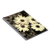 Daisy Blume Sepia Notebook Notizblock (Rechte Seite)