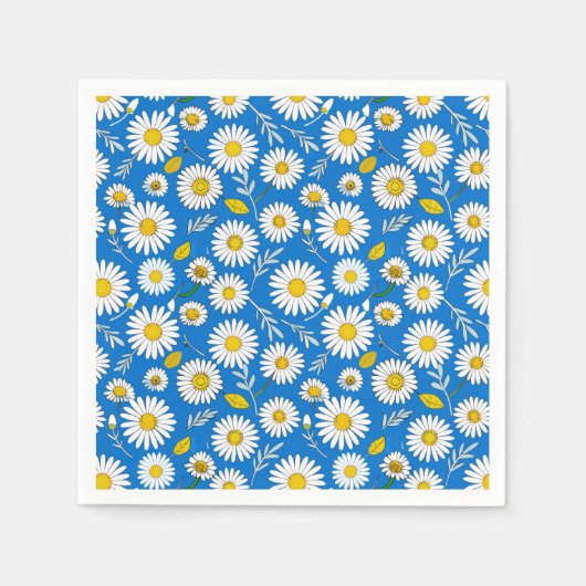 Daisy-Blume Serviette (Vorderseite)