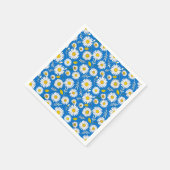 Daisy-Blume Serviette (Ecke)