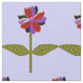 Daisy Blume Shining Plastik-Blumenmuster-Gewebe Stoff (Nahaufnahme)