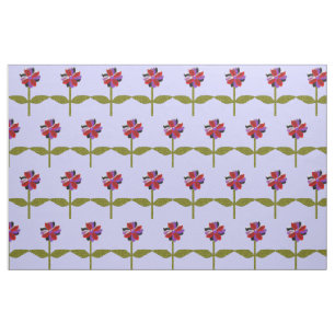 Daisy Blume Shining Plastik-Blumenmuster-Gewebe Stoff