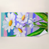 Daisy Blume Strandtuch (Vorderseite)