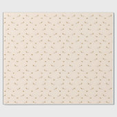 Daisy Blume und Honey Bees Baby Birthday Geschenkpapier (Flach)