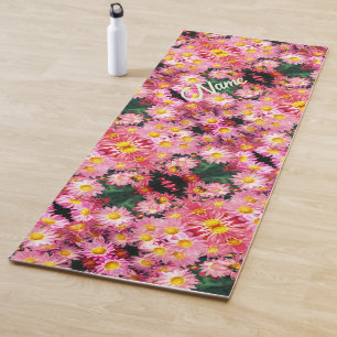 Daisy Blume und Hummeln Personalisiert Yogamatte